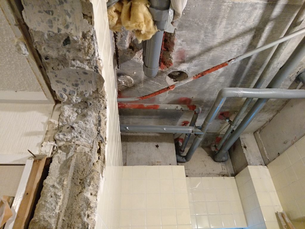 早良区マンションの浴室工事